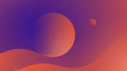 والپیپر مینیمال سیاره مریخ با تم رنگی شیک برای لپتاپ