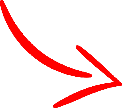 فلش و پیکان قرمز رنگ سمت راست با فرمت PNG
