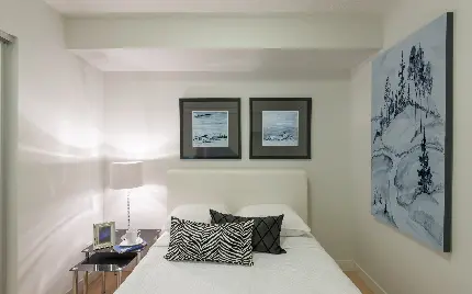 عکس ایده اتاق خواب ساده و زیبا