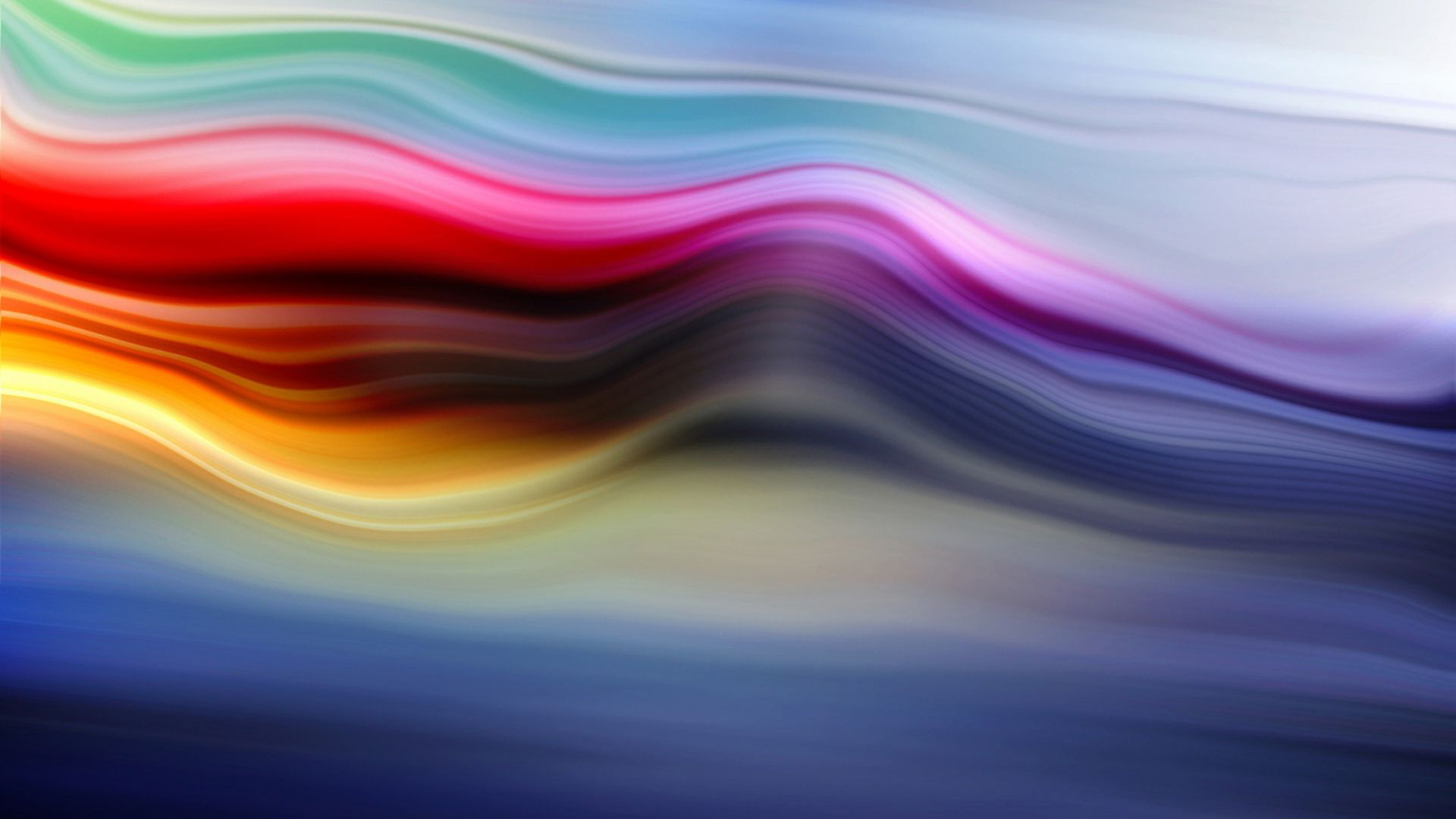 دانلود رایگان عکس امواج رنگارنگ مناسب زمینه Mac