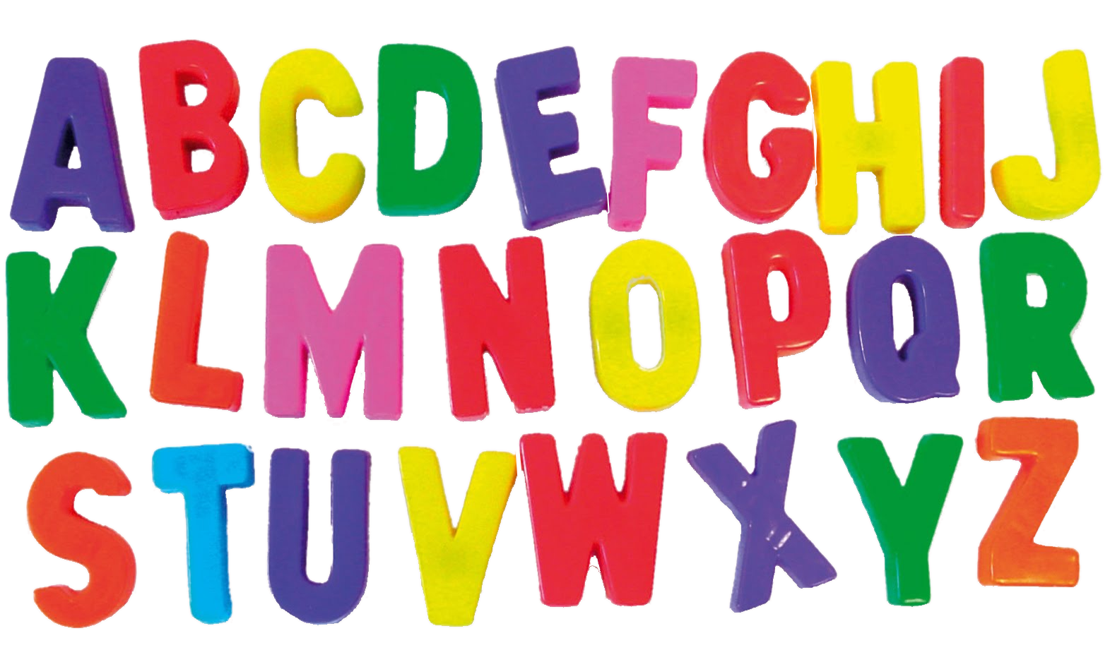 عکس حروف انگلیسی رنگی رنگی