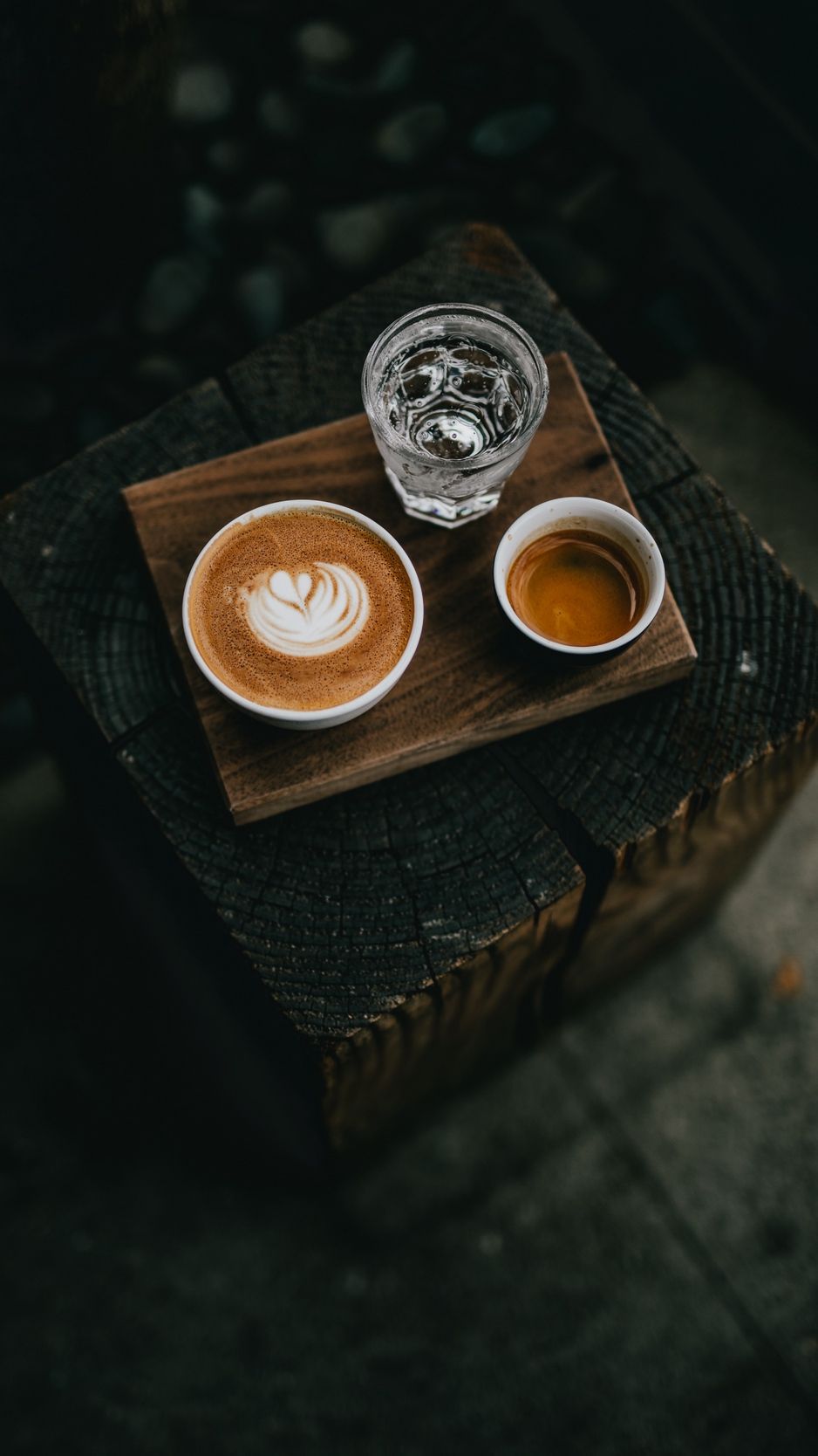 نمای هنری تماشایی آب و قهوه مناسب چاپ تابلو دیوار کافه