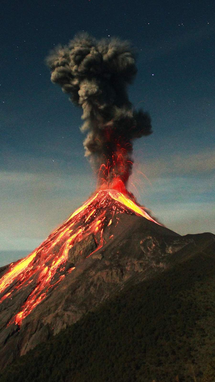 والپیپر بزرگترین کوه آتشفشان فعال در جهان مناسب Samsung