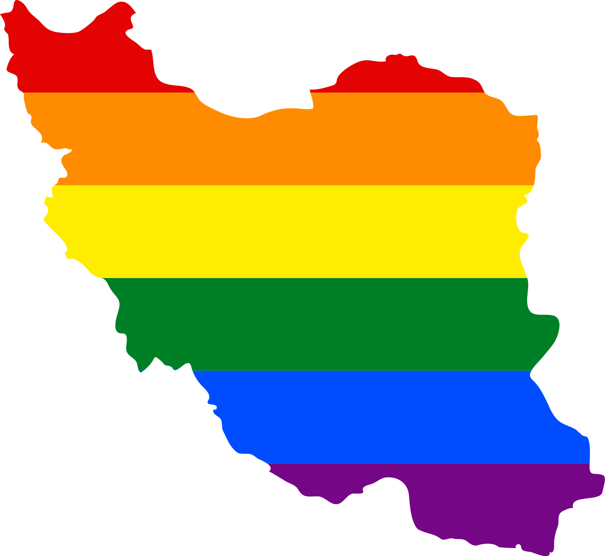 عکس نقشه ایران رنگین کمانی عکس نقشه ایران رنگین کمانی
