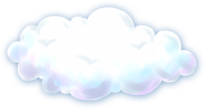 دانلود رایگان وکتور ابر کارتونی سفید PNG