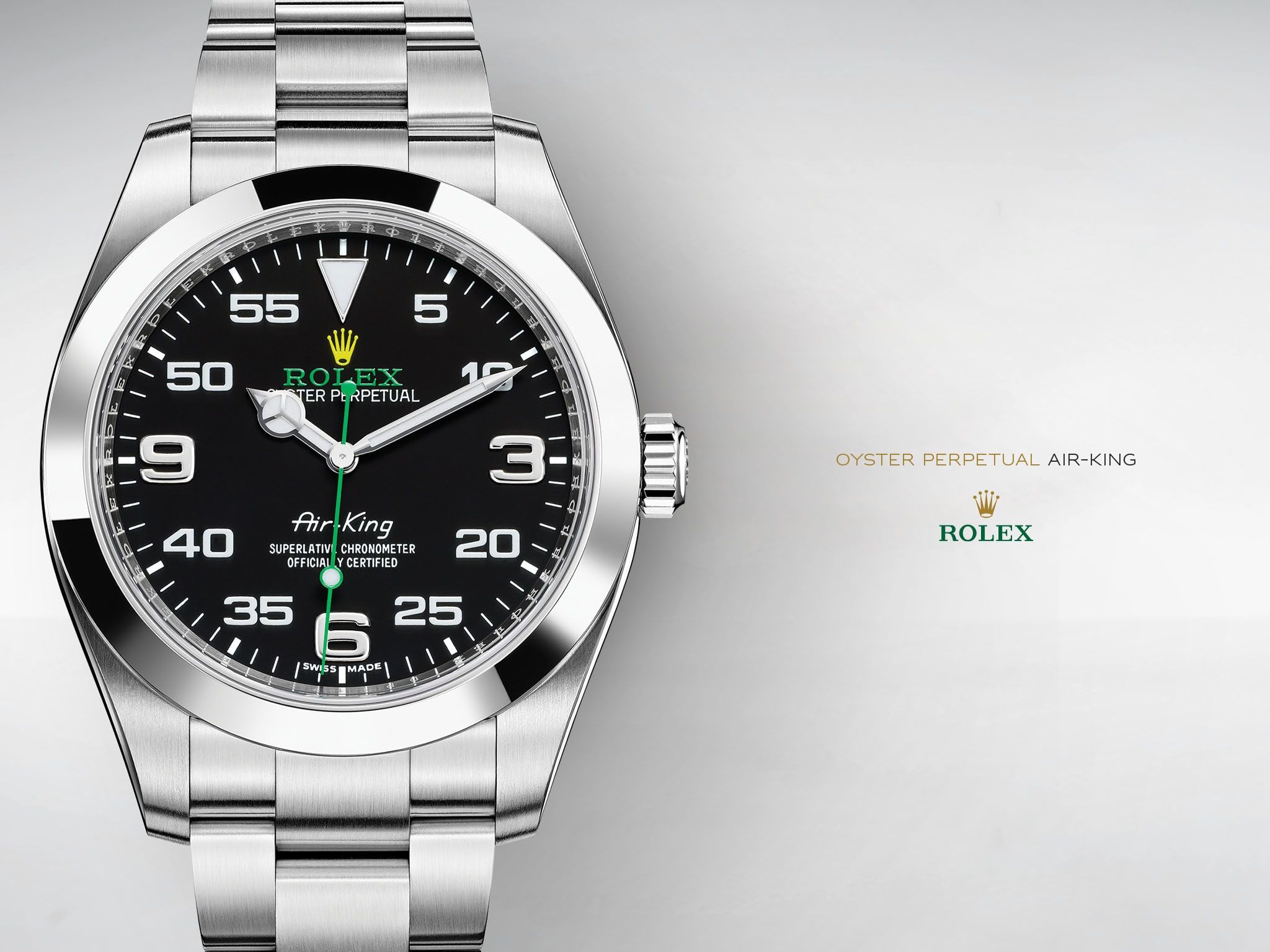 تصویر ساعت فوق العاده پرطرفدار رولکس مدل ایر کینگ‌ برای پیج فروش ساعت