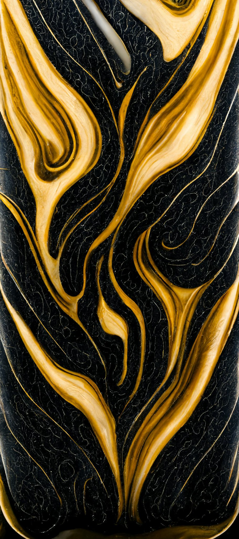 خوشگل ترین Background هوش مصنوعی به رنگ طلایی مشکی لاکچری برای آیفون و سامسونگ 