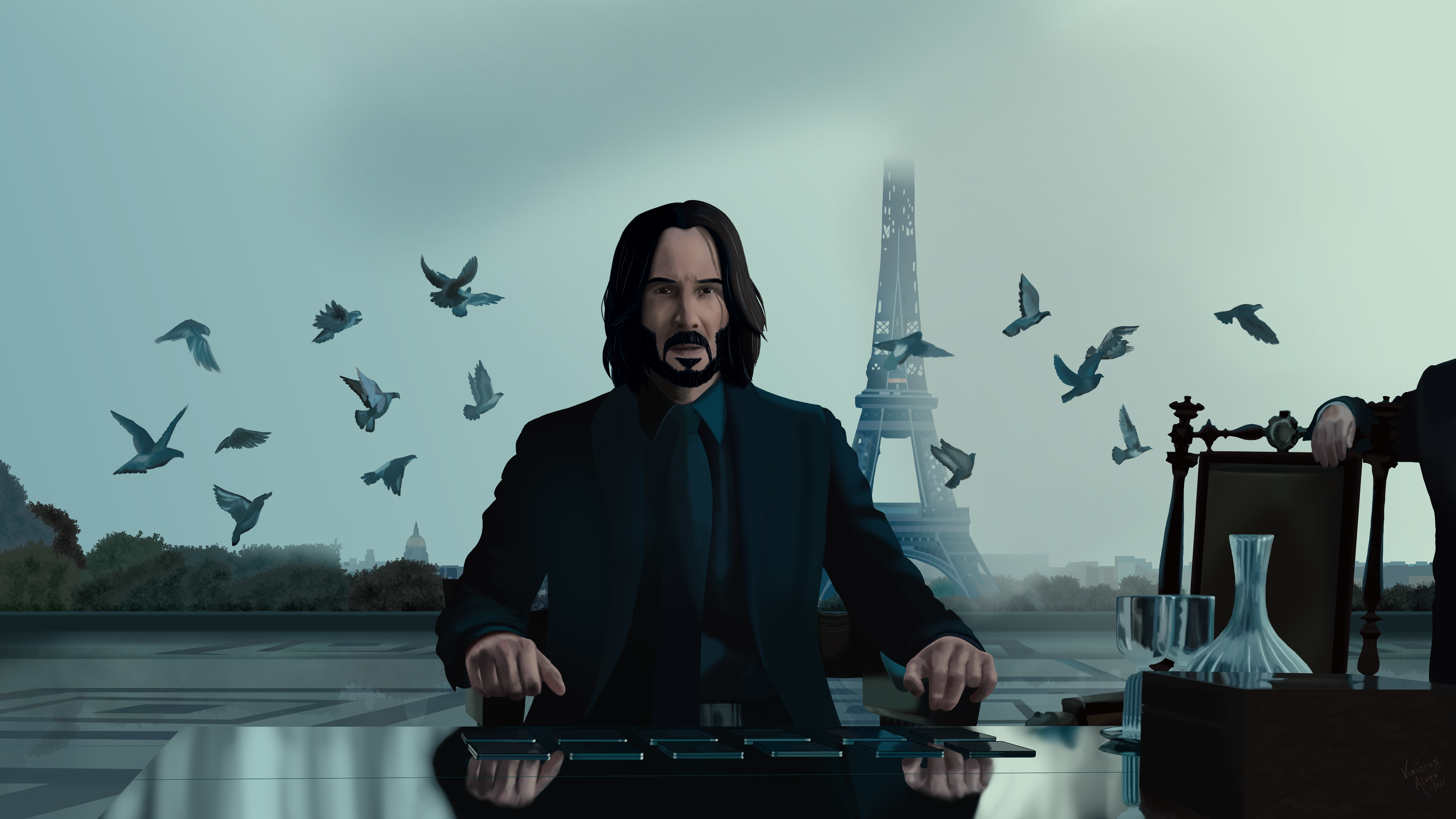 عکس کارتونی فیلم John Wick Chapter 4 کیفیت بالا عکس کارتونی فیلم John Wick Chapter 4 کیفیت بالا