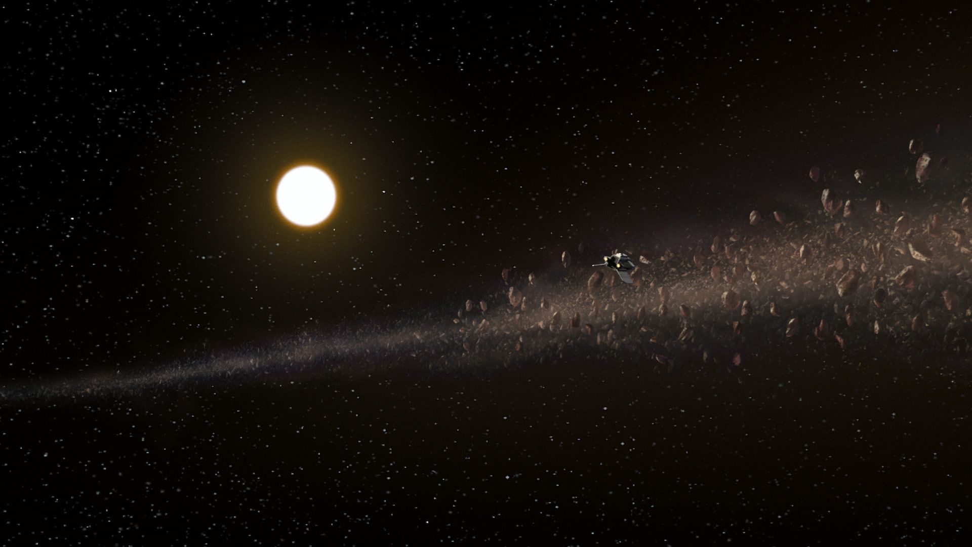 عکس واقعی از کمربند اصلی سیارک ها با کیفیت Full HD 