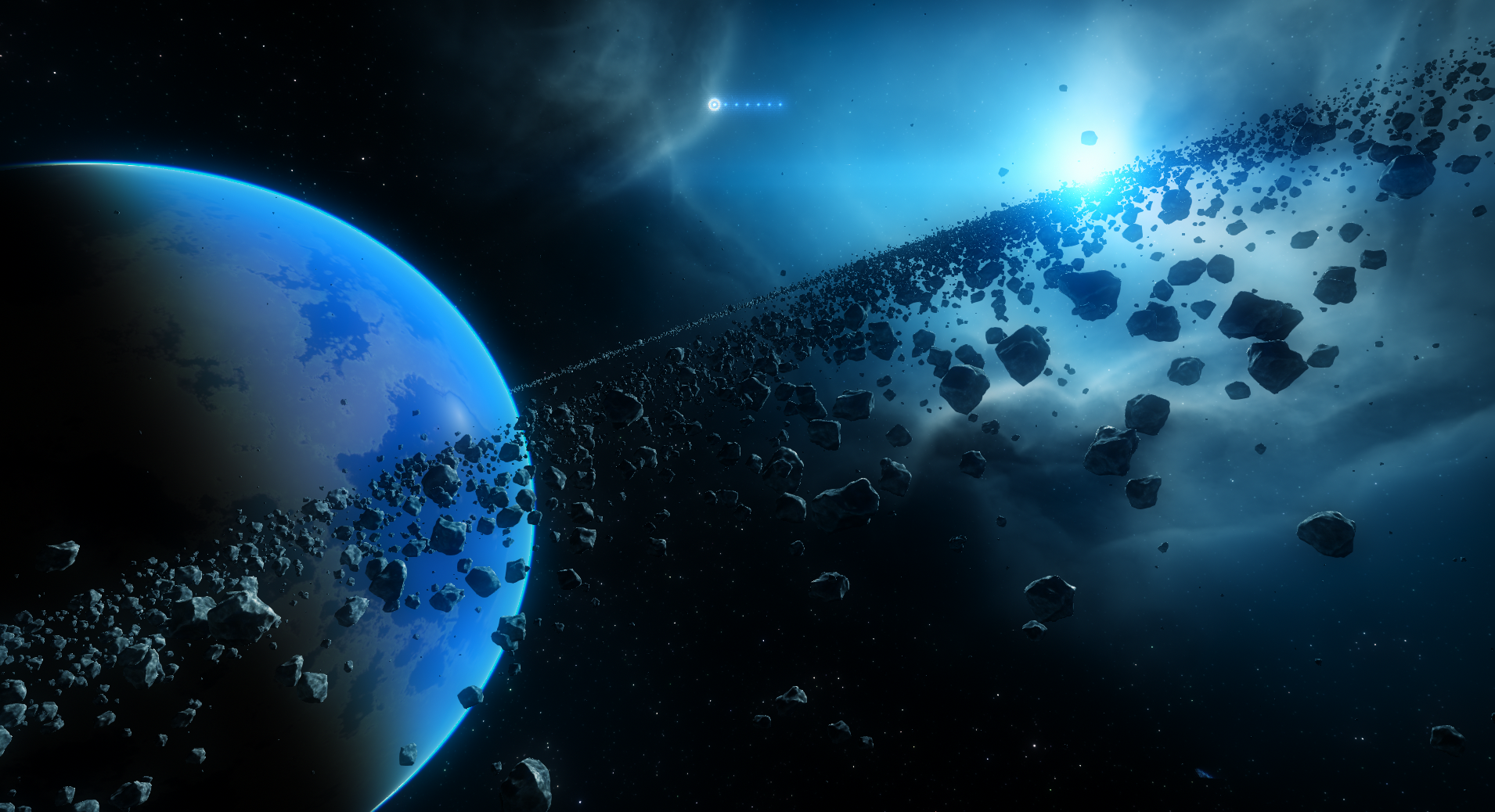 دانلود رایگان عکس واقعی از کمربند سیارکی در فضا 1402