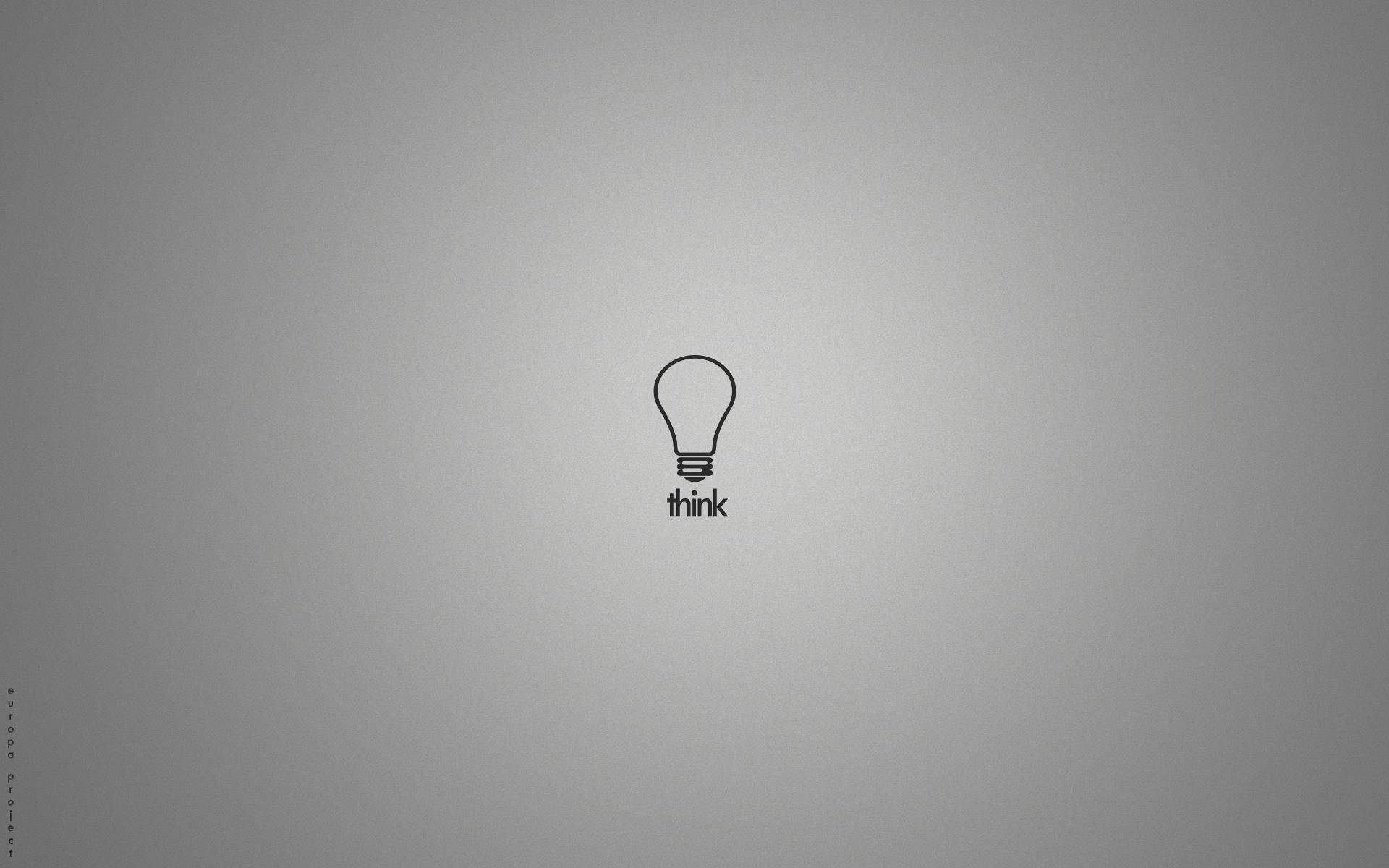 دانلود رایگان عکس زمینه خوشگل با طرح مینیمال لامپ تفکر