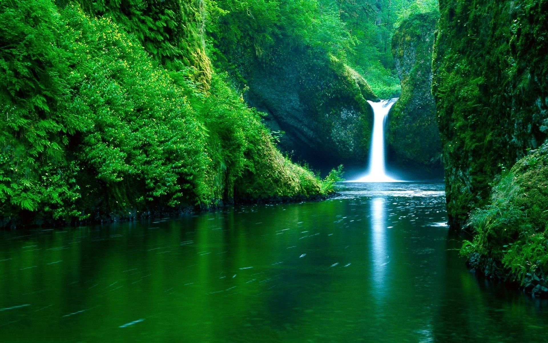 عکس زیبا و رویایی از آبشار بلند در کشور هند مخصوص ویندوز 