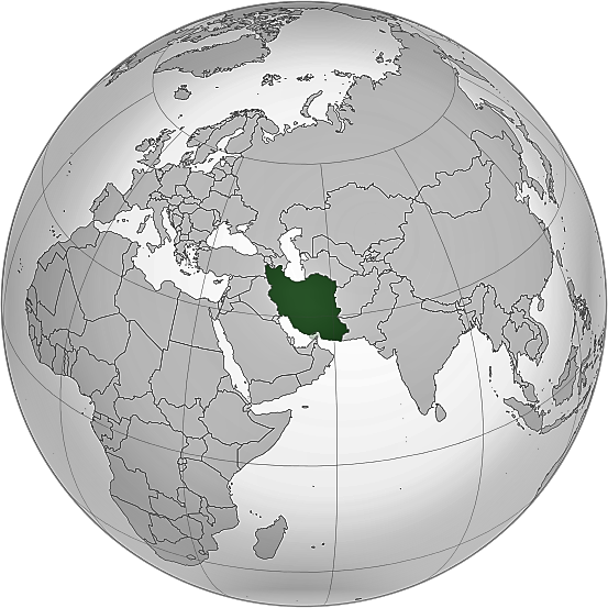 تصویر گرافیکی شاهکار از جایگاه ایران در کره زمین