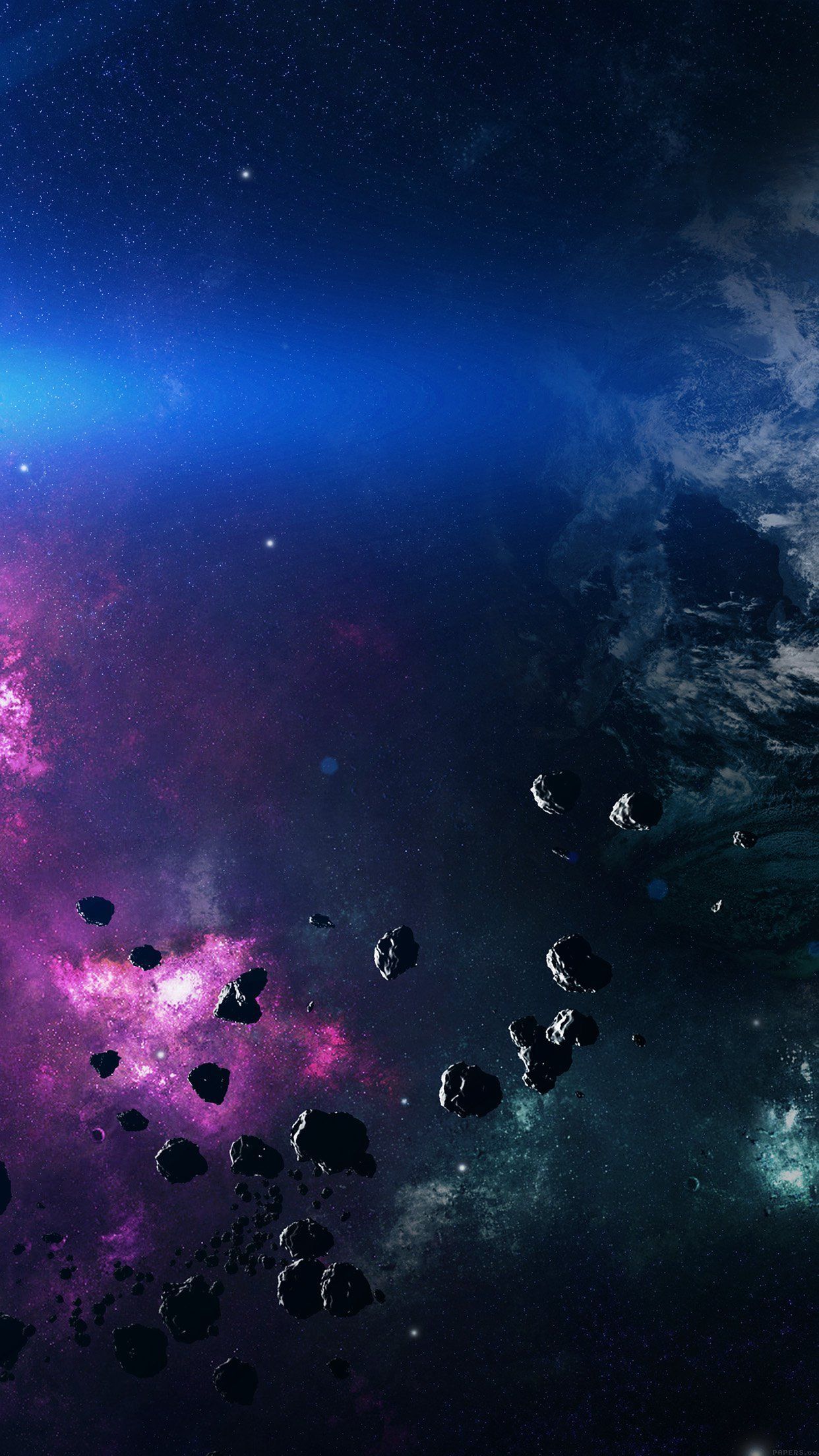 عکس پردانلود کمربند سیارکی در کهکشان زیبا برای تحقیق