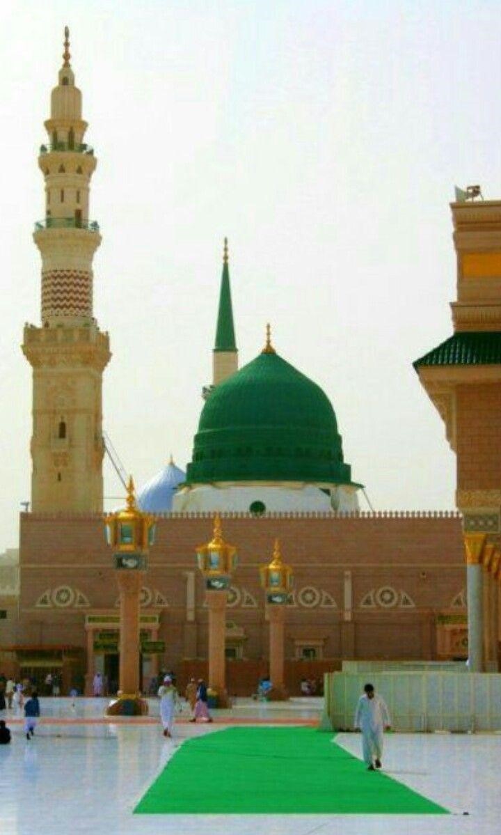 تصویر زمینه دیدنی مسجد النبی در کشور عربستان