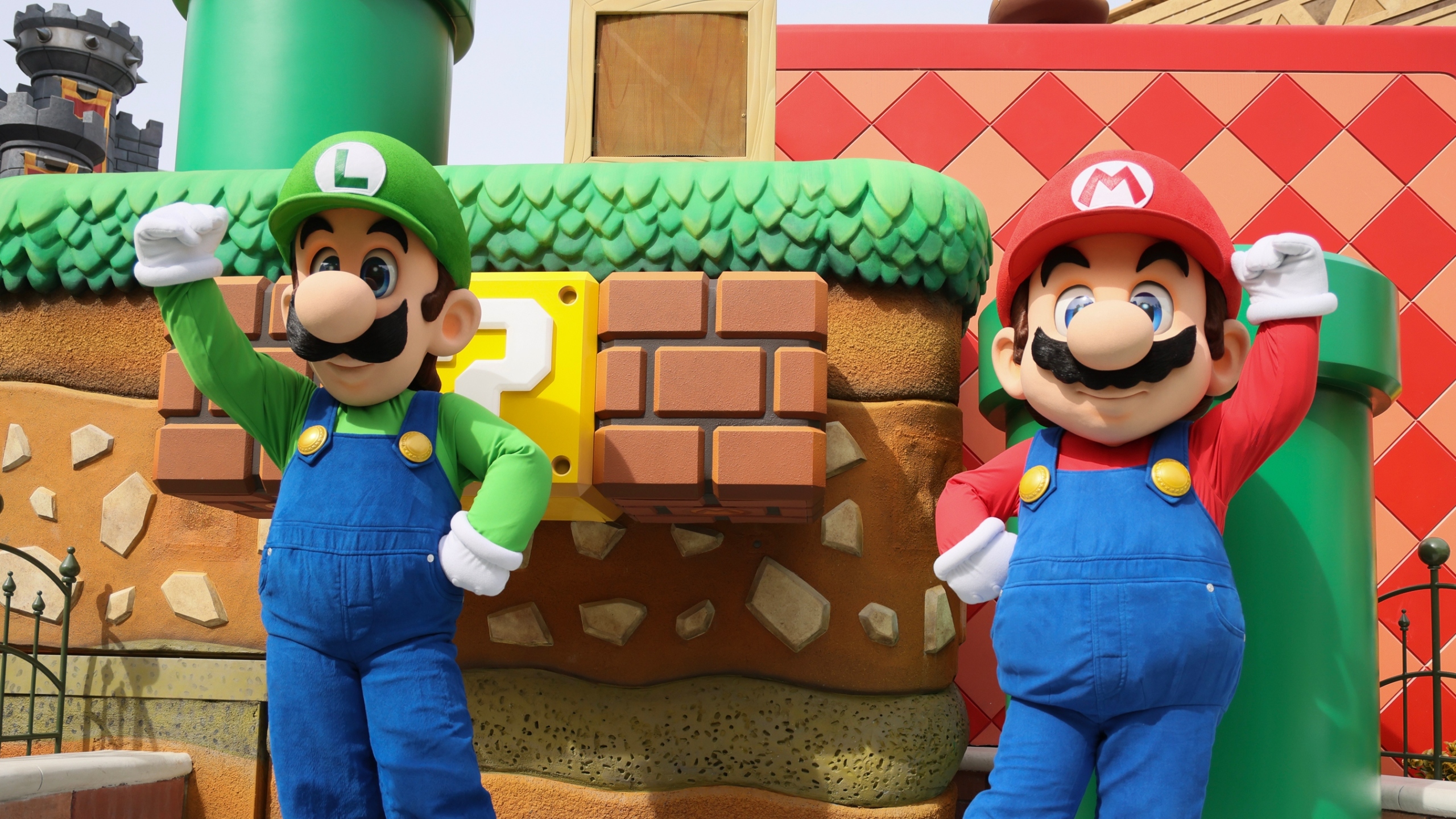 عکس کارتون Super Mario Bros از ماریو و لوئیجی خوشحال عکس کارتون Super Mario Bros از ماریو و لوئیجی خوشحال