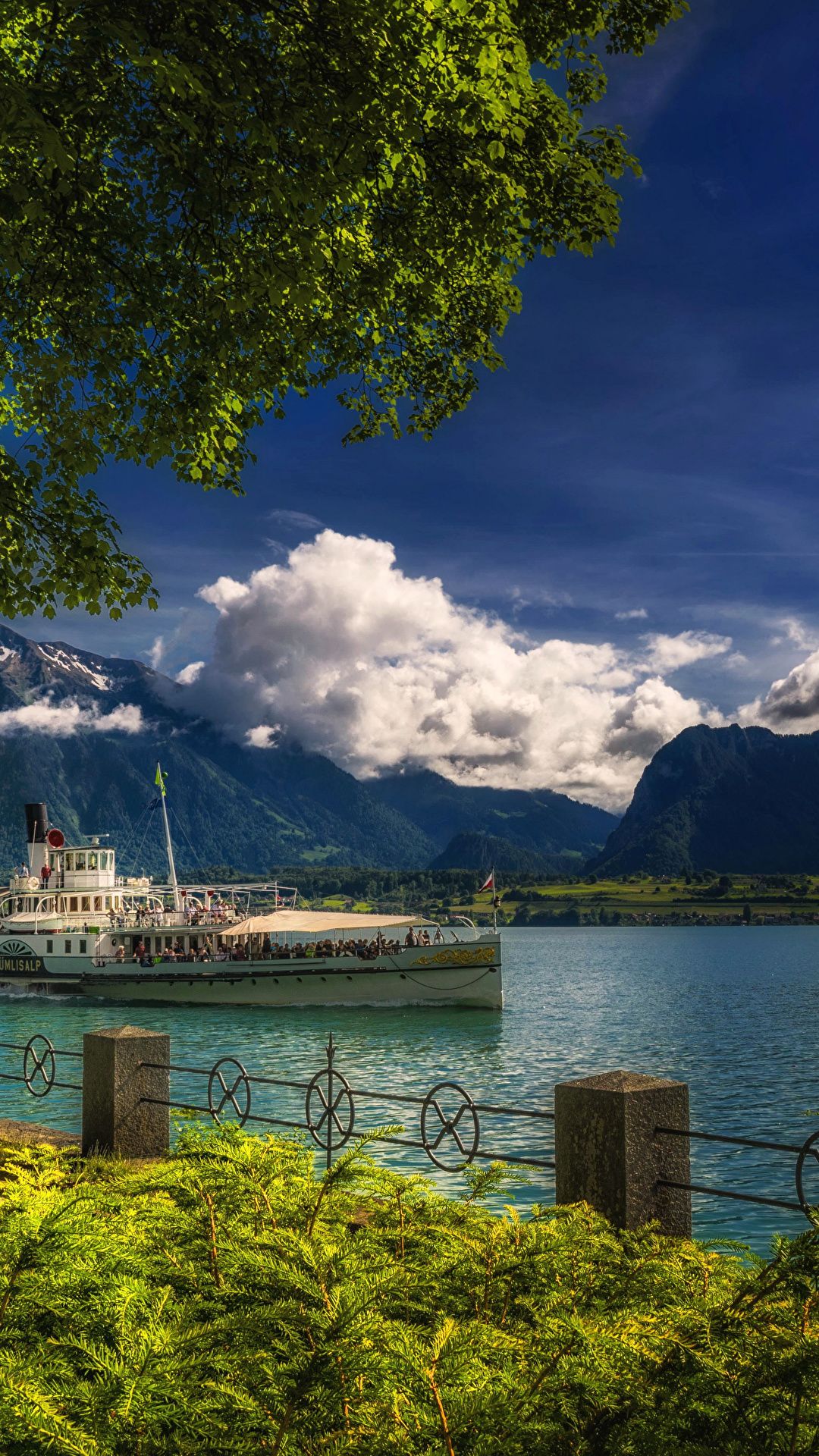 دانلود عکس جدید کشتی تفریحی در سوئیس برای پس زمینه