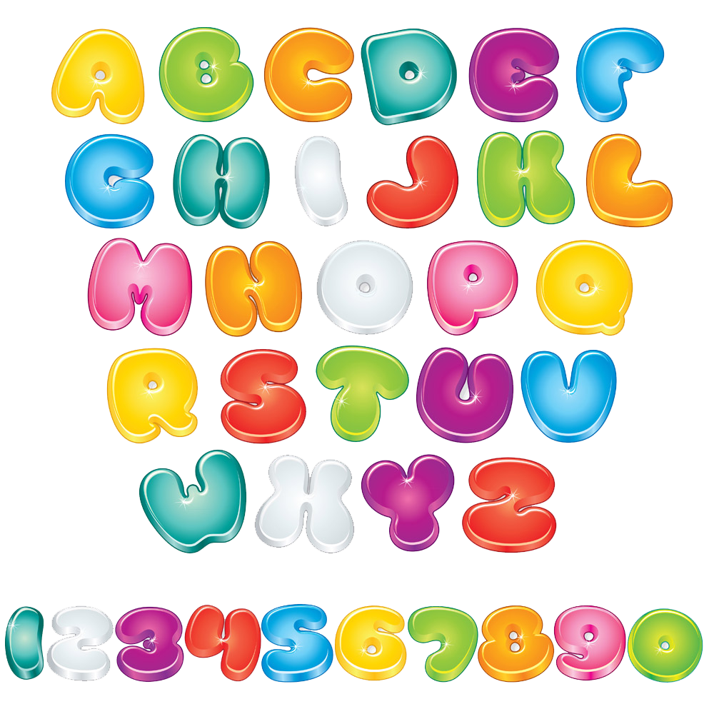 عکس حروف انگلیسی کودکانه زیبا 