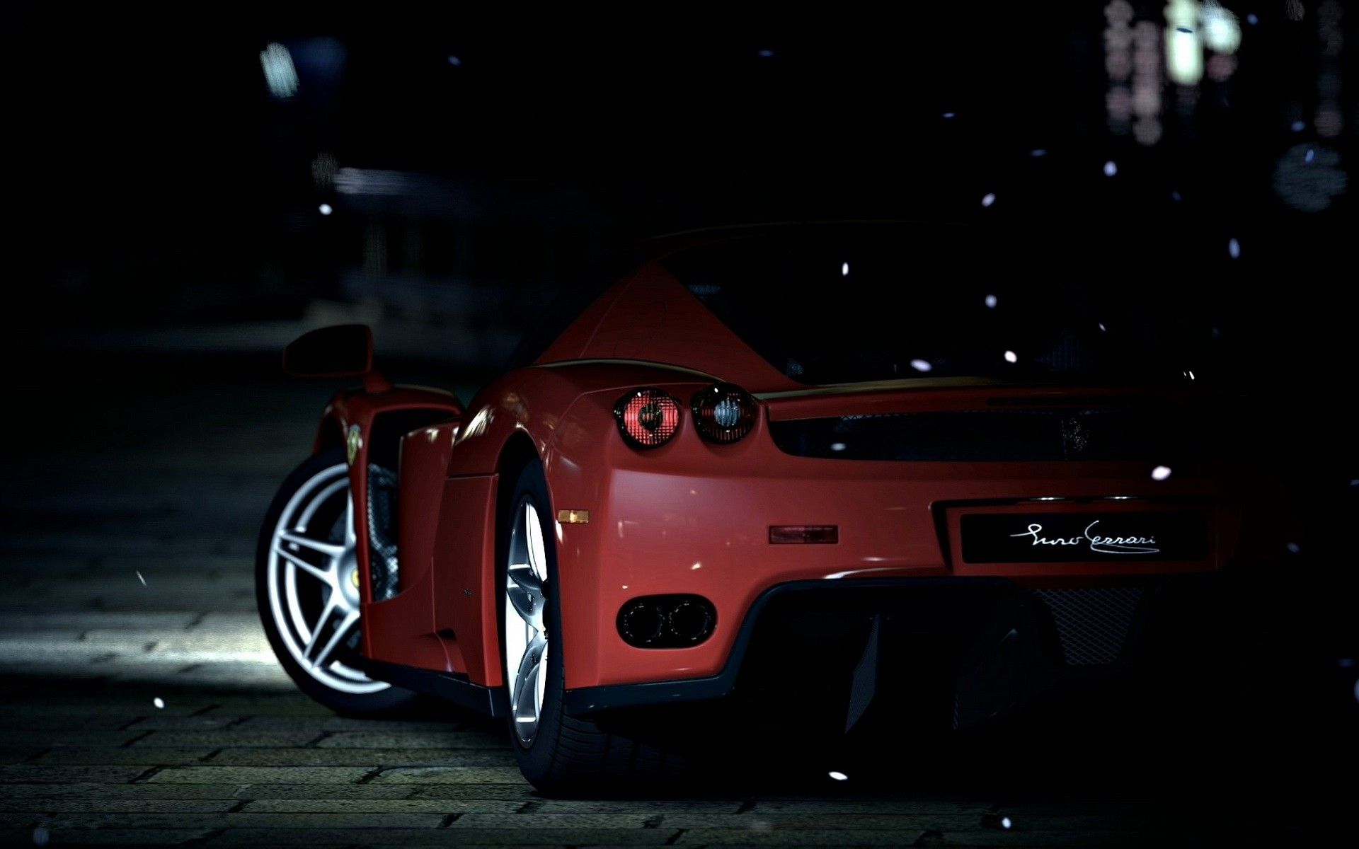 عکس فوق العاده جذاب از ماشین خارجی قرمز با کیفیت عالی 