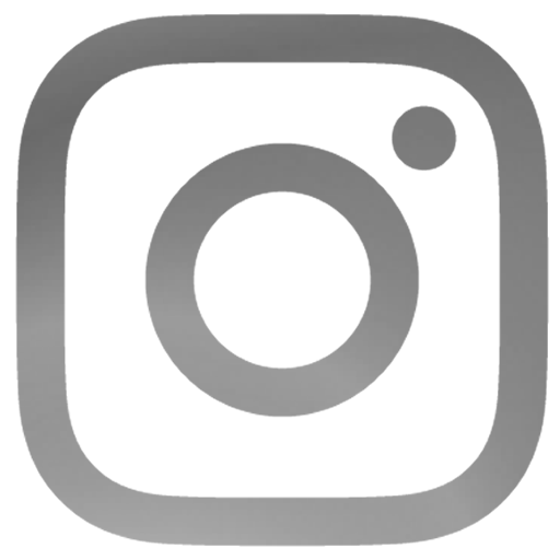 لوگوی اینستاگرام خاکستری و ساده برای فتوشاپ