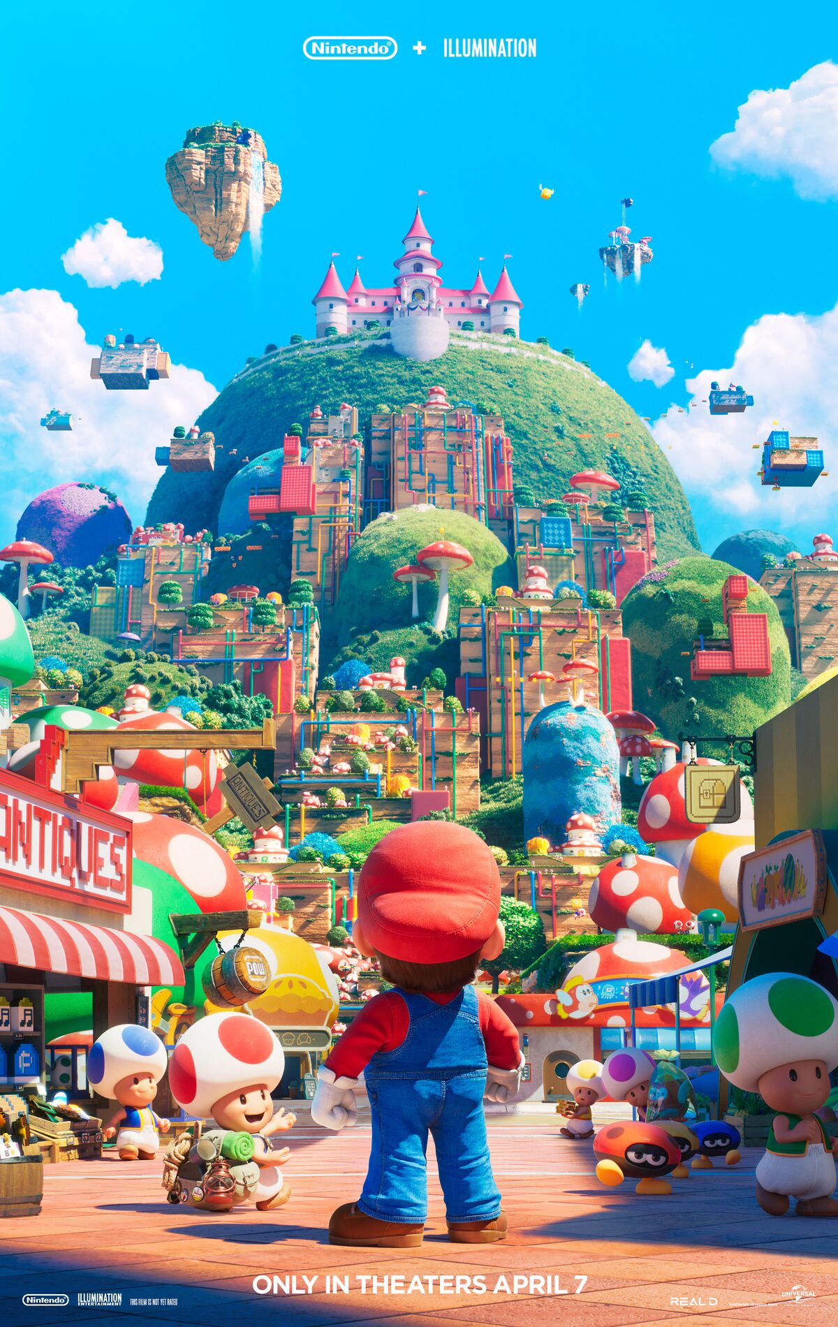 پوستر فیلم سینمایی ماریو قارچ خور یا Super Mario برای پست