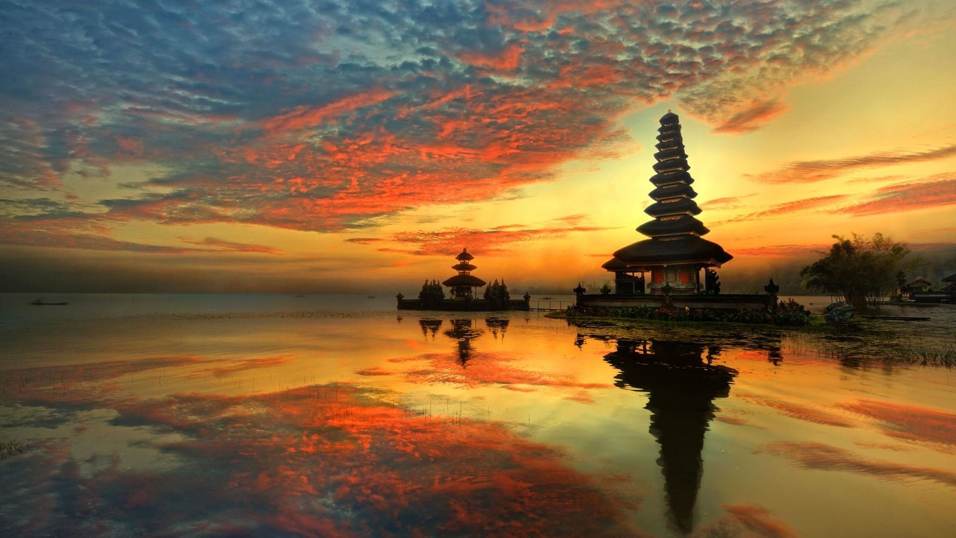عکس زیبایی بیکران آسمان در جزیره بالی با کیفیت عالی