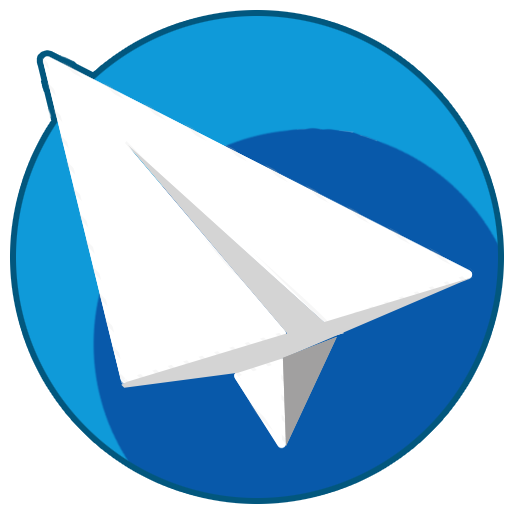 لوگوی تلگرام زیبا با فرمت png بدون پس زمینه برای فتوشاپ