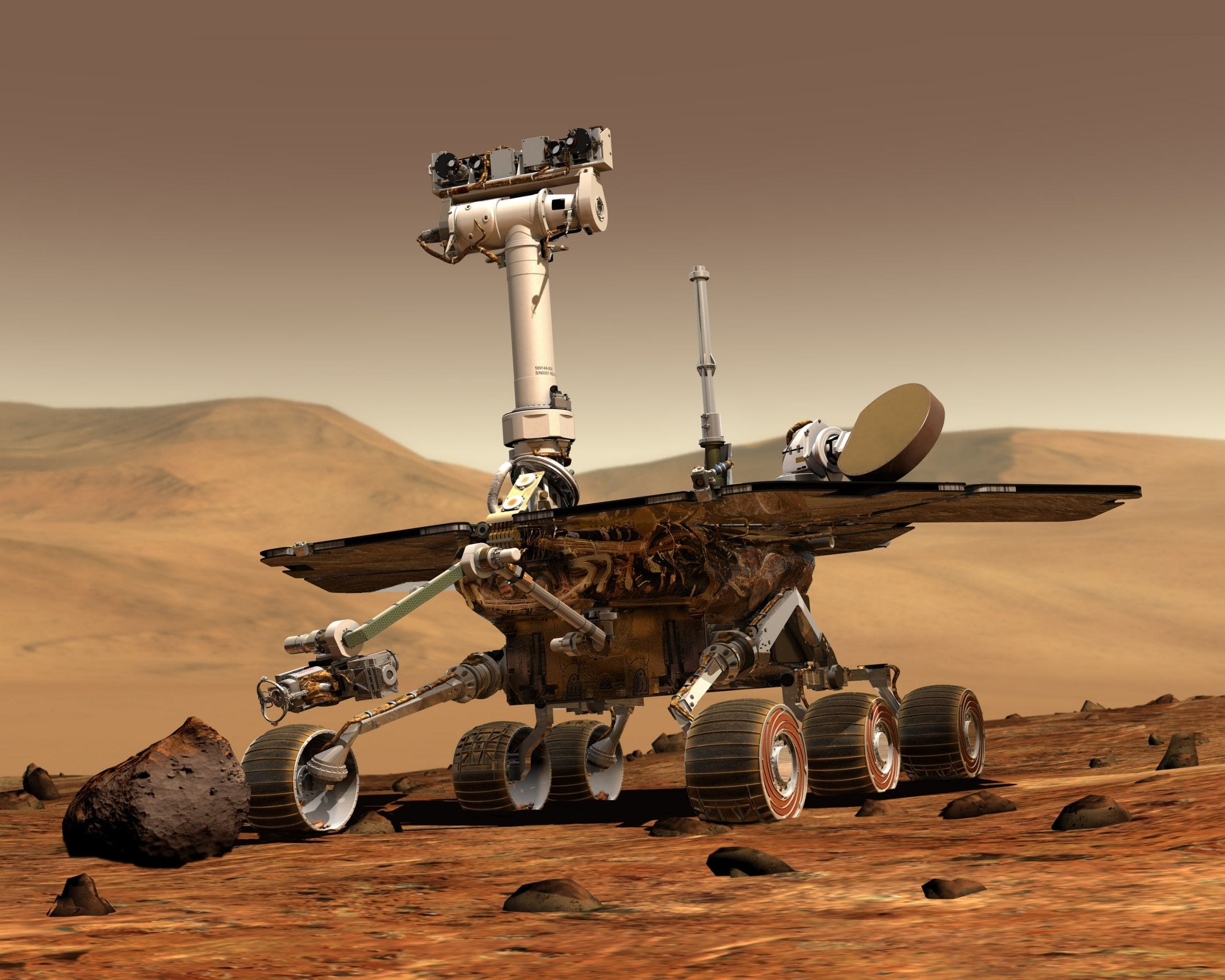 تصویر آخرین فرستاده انسان ها به مریخ با کیفیت 8K 
