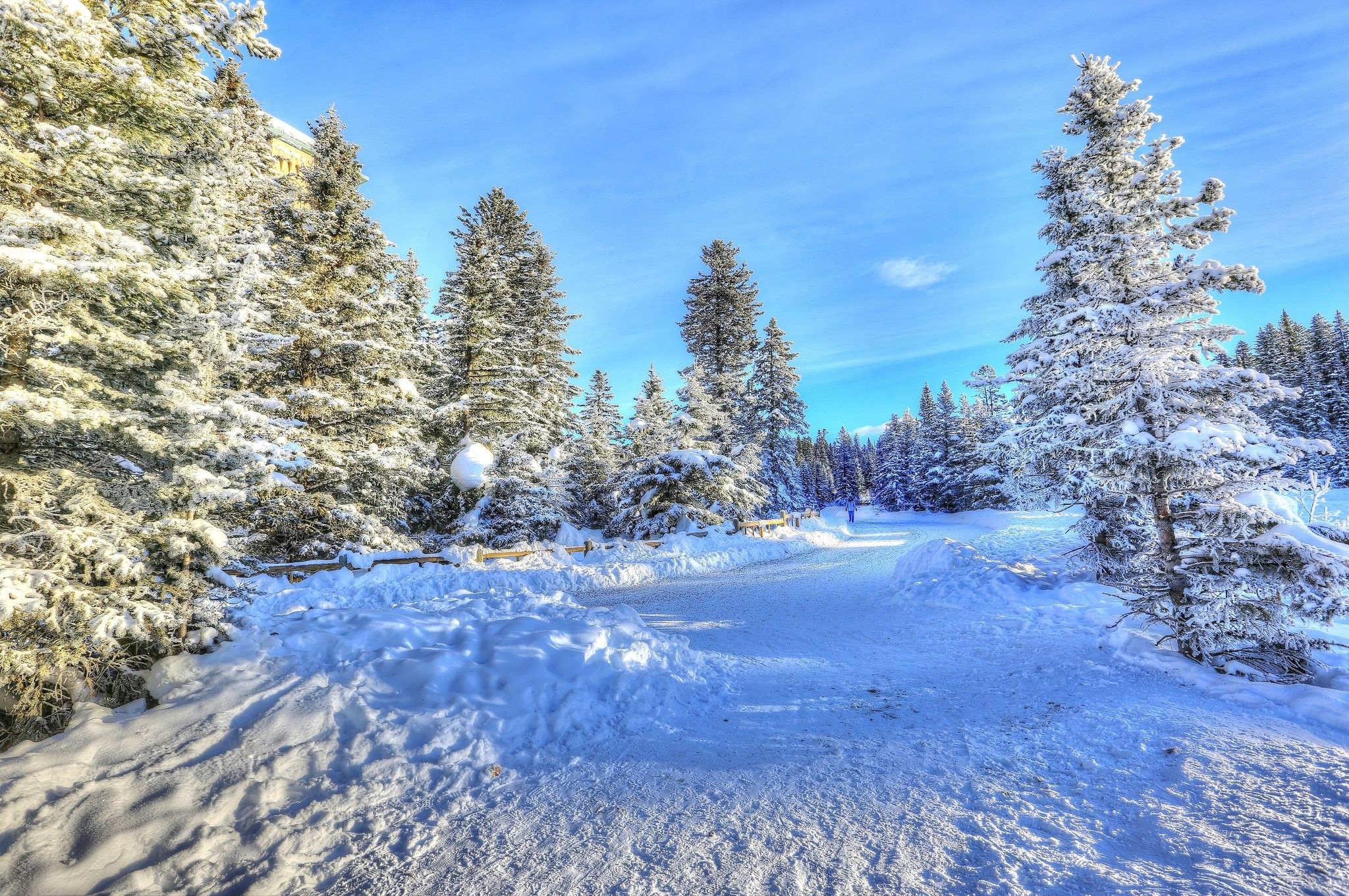 عکس طبیعت زمستانی کانادا 4K