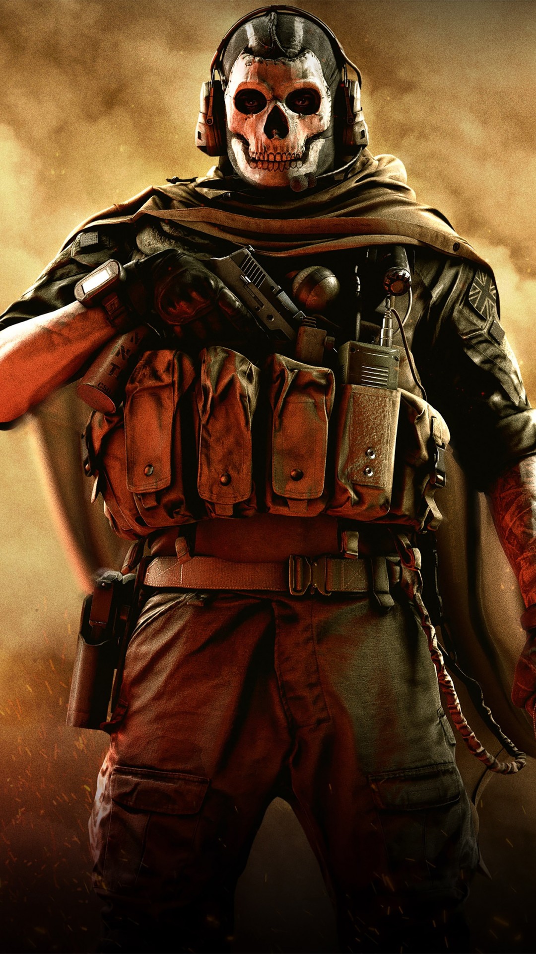 تصویر شاهکار Call of Duty از مرد با صورت جمجه