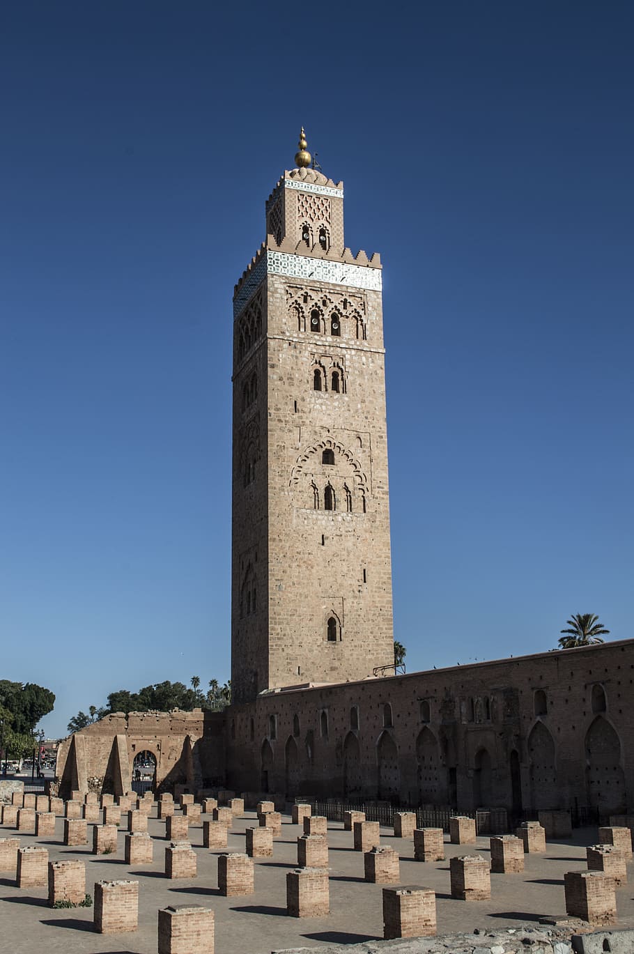 تصویر مسجد کتیبه معروف در مراکش با کیفیت خیلی خوب 