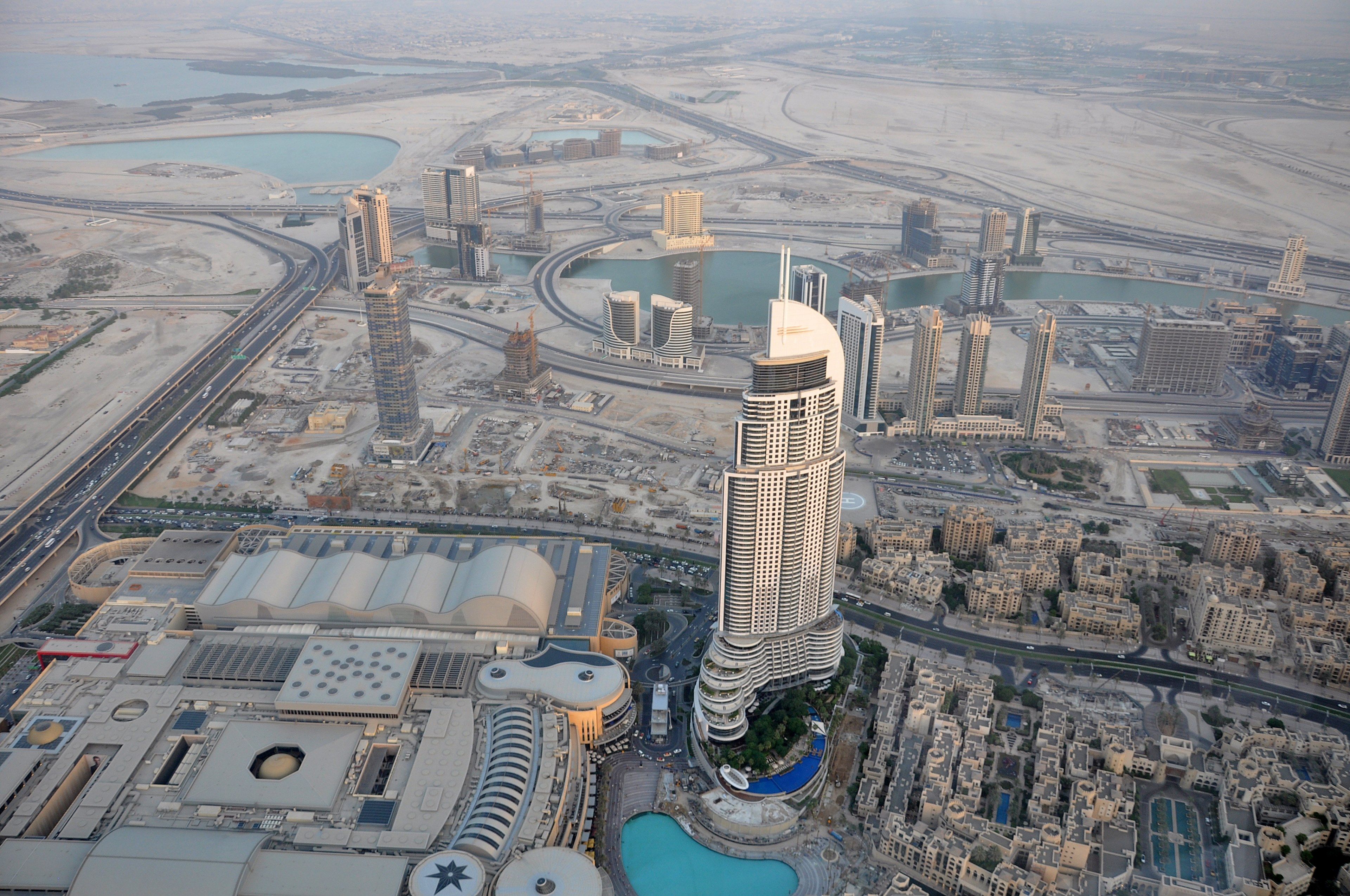 دانلود رایگان عکس هوایی شهر دبی امارات در طول روز 