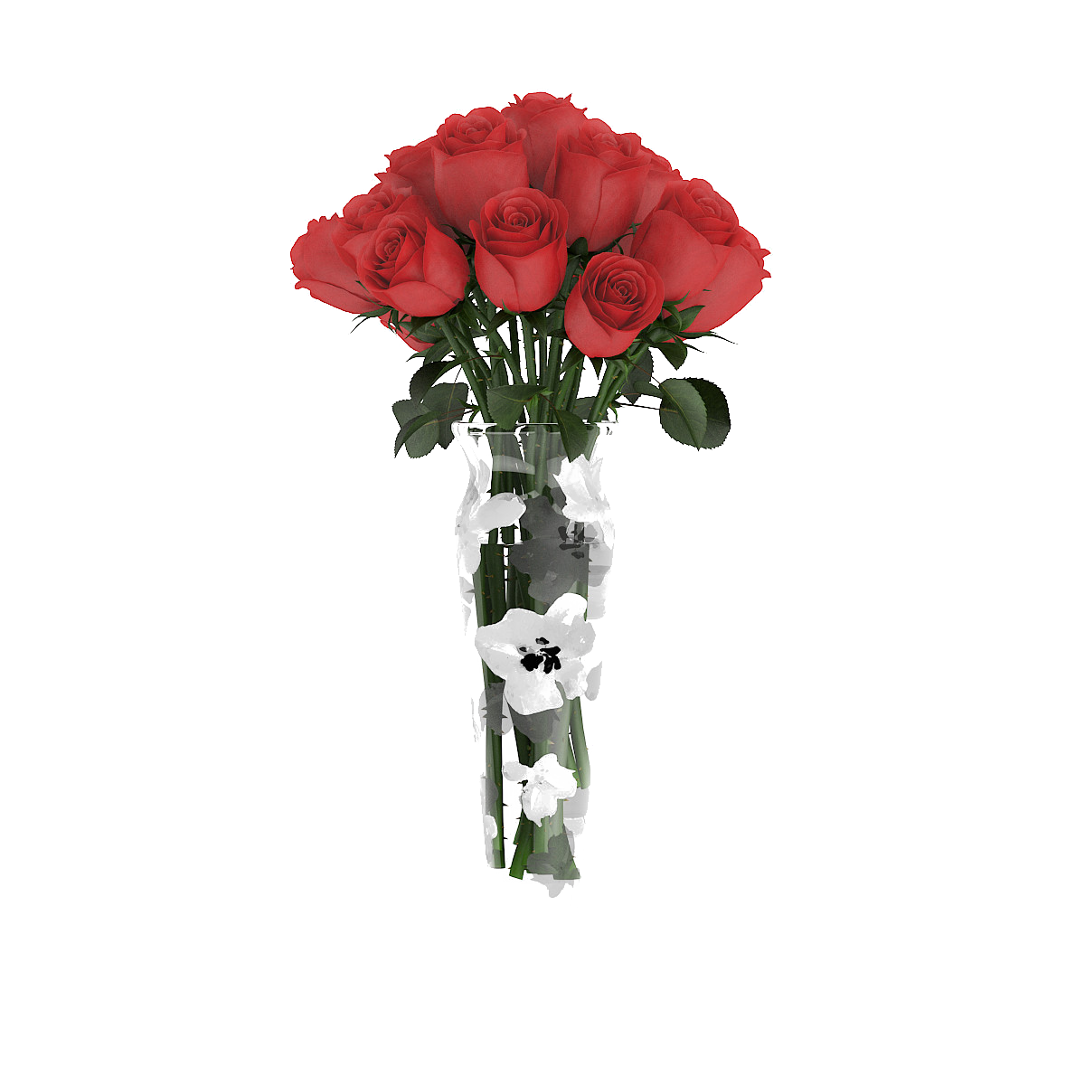 تصویر گرافیکی سه بعدی دسته گل رز مناسب فتوشاپ تصویر گرافیکی سه بعدی دسته گل رز مناسب فتوشاپ