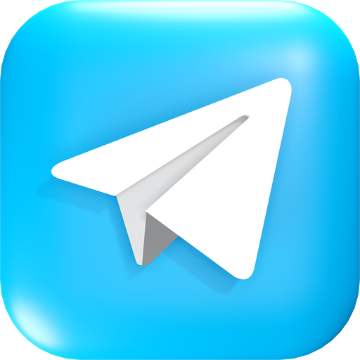 لوگو و آرم تلگرام بدون پس زمینه و بک گراند برای ادیت و طراحی