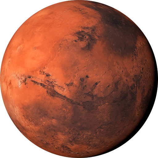 دانلود عکس سیاره مریخ برای فتوشاپ با فرمت png