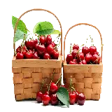 چاپ قاب موبایل و گوشی New Background Of Cherries In Baskets 