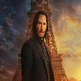 چاپ قاب موبایل و گوشی تصویر جان ویک با زمینه برج ایفل در John Wick 2023