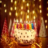 چاپ قاب موبایل و گوشی معروف ترین عکس کیک تولد با شمع خوشگل Happy Birthday 