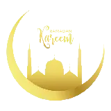 چاپ قاب موبایل و گوشی عکس قشنگ تبریک انگلیسی ماه رمضان طلایی رنگ