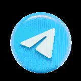 چاپ قاب موبایل و گوشی دانلود آیکون Telegram بدون پس زمینه با طراحی جالب