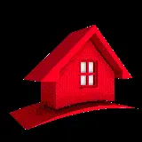 چاپ قاب موبایل و گوشی عکس رایگان PNG خانه با تم قزمز