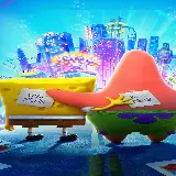 چاپ قاب موبایل و گوشی عکس سه بعدی باب اسفنجی و پاتریک برای والپیپر