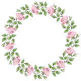 چاپ قاب موبایل و گوشی عکس دایره ای گل های صورتی png