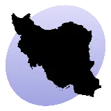چاپ قاب موبایل و گوشی عکس نقشه ایران سیاه برای پروفایل