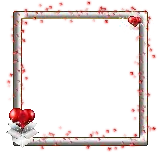 چاپ قاب موبایل و گوشی کادر مربع png با قلب های قرمز مناسب برای ادیت عکس ها