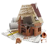 چاپ قاب موبایل و گوشی عکس PNG خانه در حال ساخت با کیفیت بالا
