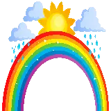 چاپ قاب موبایل و گوشی آسمان ابر رنگین کمان PNG Cloudy SKY and Rainbow