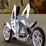 چاپ قاب موبایل و گوشی عکس موتور سیکلت سه چرخ مدرن