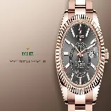 چاپ قاب موبایل و گوشی ساعت رولکس oyster perpetual sky-dweller براق طلایی رنگ