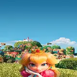 چاپ قاب موبایل و گوشی پس زمینه دخترونه پرنسس پیچ در انیمیشن Super Mario Bros